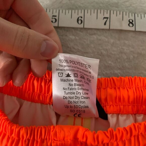 NEW 3M Scotchlite Reflective Work Gear Class E Rain Orange Pants Size 3XL 8915 - Picture 8 of 10